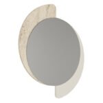 Καθρέπτης τοίχου Sevilla Μegapap χρώμα sandstone - travertine 59,2x2,2x69εκ. - Image 4