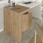 Γραφείο εργασίας Dario Megapap χρώμα sepet oak - λευκό 120x60x73,2εκ. - Image 4