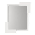 Καθρέπτης τοίχου Selinos Μegapap χρώμα λευκό 65x2,2x85εκ. - Image 3