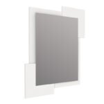 Καθρέπτης τοίχου Selinos Μegapap χρώμα λευκό 65x2,2x85εκ. - Image 4