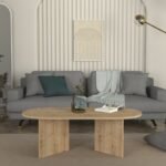 Τραπεζάκι σαλονιού Cortado Megapap χρώμα sapphire oak 120x60x39,6εκ. - Image 3