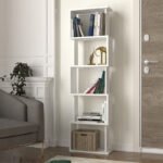 Βρες το Βιβλιοθήκη Alvina Megapap χρώμα λευκό 45x19