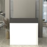 Γραφείο υποδοχής - reception Wilko Megapap με LED χρώμα λευκό - ανθρακί 113,6x42x110εκ. - Image 3