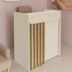 Βρες το Γραφείο υποδοχής - reception Karibu Megapap με LED χρώμα sandstone - sepet oak 90x40x100εκ. σε μοναδική τιμή στο clickforshop.gr