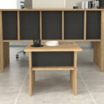 Τραπεζάκι σαλονιού - γραφείου Nika Megapap χρώμα sepet oak - ανθρακί 45x45x40εκ. - Image 3