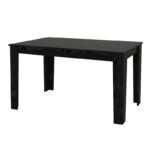 Τραπέζι Darlen Megapap χρώμα sencron black 125x72x74εκ. - Image 5