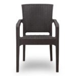 Πολυθρόνα πολυπροπυλενίου Clio Megapap recycled χρώμα καφέ 57x55x86εκ. - Image 4