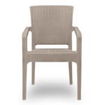 Πολυθρόνα πολυπροπυλενίου Clio Megapap recycled χρώμα cappuccino 57x55x86εκ. - Image 4