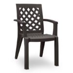 Βρες το Πολυθρόνα πολυπροπυλενίου Kira Megapap χρώμα καφέ 58x52x87εκ. σε μοναδική τιμή στο clickforshop.gr