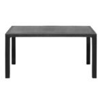 Τραπέζι πολυπροπυλενίου Kalan Megapap χρώμα ανθρακί 150x90x75εκ. - Image 3