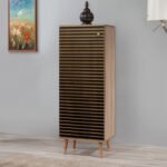 Βρες το Παπουτσοθήκη - Ντουλάπι Soho Megapap χρώμα sonoma 50x38x135εκ. σε μοναδική τιμή στο clickforshop.gr