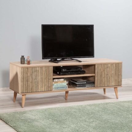 Βρες το Έπιπλο τηλεόρασης Soho Megapap χρώμα sonoma 140x40x50 εκ. σε μοναδική τιμή στο clickforshop.gr