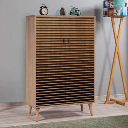 Βρες το Παπουτσοθήκη - Ντουλάπι Soho Megapap χρώμα sonoma 80x36x127εκ. σε μοναδική τιμή στο clickforshop.gr