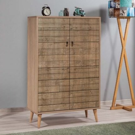 Βρες το Παπουτσοθήκη - Ντουλάπι Soho Megapap χρώμα sonoma 80x36x127εκ. σε μοναδική τιμή στο clickforshop.gr