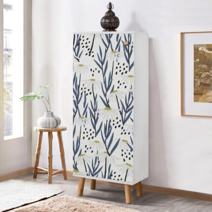 Βρες το Ντουλάπι κουζίνας/μπάνιου - Παπουτσοθήκη Assiri Megapap χρώμα λευκό 50x38x135εκ. σε μοναδική τιμή στο clickforshop.gr