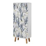 Ντουλάπι κουζίνας/μπάνιου - Παπουτσοθήκη Assiri Megapap χρώμα λευκό 50x38x135εκ. - Image 4