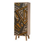 Παπουτσοθήκη - Ντουλάπι Soho Megapap χρώμα sonoma 50x38x135εκ. - Image 4