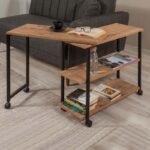 Τραπεζάκι βοηθητικό Frenk Megapap πολυμορφικό χρώμα atlantic pine 76x30x66εκ. - Image 4