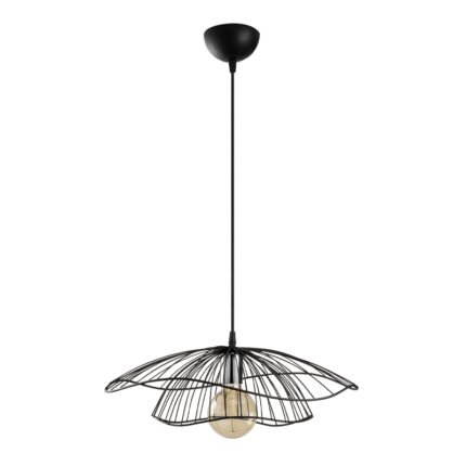 Βρες το Φωτιστικό οροφής Yildo Megapap E27 μεταλλικό μονόφωτο χρώμα μαύρο Φ50x111εκ. σε μοναδική τιμή στο clickforshop.gr