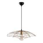 Βρες το Φωτιστικό οροφής Yildo Megapap E27 μεταλλικό μονόφωτο χρώμα χρυσό vintage Φ50x111εκ. σε μοναδική τιμή στο clickforshop.gr