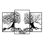 Βρες το Διακοσμητικό τοίχου Tree Love Megapap μεταλλικό χρώμα μαύρο 116x71εκ. σε μοναδική τιμή στο clickforshop.gr