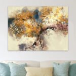Πίνακας σε καμβά "Abstract Tree" Megapap ψηφιακής εκτύπωσης 100x70x3εκ. - Image 2