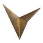 Βρες το Απλίκα τοίχου Bird Megapap μεταλλική χρώμα χρυσό vintage 34x5x34εκ. σε μοναδική τιμή στο clickforshop.gr