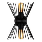 Βρες το Απλίκα τοίχου Kirpi Megapap E27 μεταλλική χρώμα μαύρο 23x5x33εκ. σε μοναδική τιμή στο clickforshop.gr