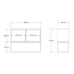 Κονσόλα - Μπουφές Zermat Megapap χρώμα μπεζ travertine - χρυσό 90x34x70εκ. - Image 5