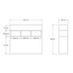 Κονσόλα Guarda Megapap χρώμα μπεζ travertine - χρυσό 100x29x90εκ. - Image 5