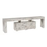 Έπιπλο τηλεόρασης Enclave Megapap χρώμα εφέ μαρμάρου 180x31,3x50εκ. - Image 5