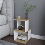 Βρες το Κομοδίνο Carter Megapap χρώμα φυσικό οξιάς - λευκό 29