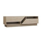 Έπιπλο τηλεόρασης Koza Megapap χρώμα travertine 160x40x45εκ. - Image 4