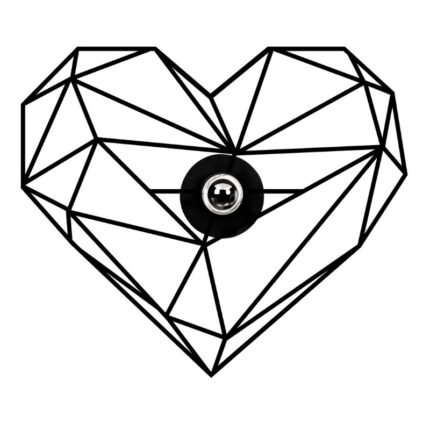 Βρες το Απλίκα τοίχου Heart Megapap E27 MDF χρώμα μαύρο 47x12x40εκ. σε μοναδική τιμή στο clickforshop.gr