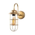 Βρες το Απλίκα τοίχου Vole Megapap E27 μεταλλική χρώμα χρυσό 10x12x32εκ. σε μοναδική τιμή στο clickforshop.gr