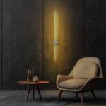 Απλίκα τοίχου Led Trooper Megapap μεταλλική χρώμα γκρι 7x10x91εκ. - Image 4