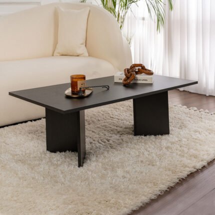 Βρες το Τραπεζάκι σαλονιού Sabin Megapap χρώμα black wood 119x60x40εκ. σε μοναδική τιμή στο clickforshop.gr
