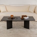 Τραπεζάκι σαλονιού Sabin Megapap χρώμα black wood 119x60x40εκ. - Image 3