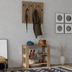 Βρες το Έπιπλο εισόδου Friends Megapap χρώμα καρυδί 69