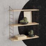 Βρες το Ραφιέρα τοίχου Armoni Megapap χρώμα sapphire oak - καφέ μέταλλο 72x20x85εκ. σε μοναδική τιμή στο clickforshop.gr