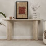 Κονσόλα Sira Megapap χρώμα travertine 150x35x75εκ. - Image 3