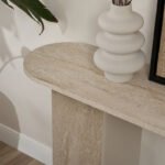 Κονσόλα Sira Megapap χρώμα travertine 150x35x75εκ. - Image 4