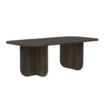 Τραπεζάκι σαλονιού Becaj Megapap χρώμα καρυδί 120x60x41,4εκ. - Image 4