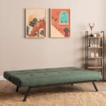 Καναπές - κρεβάτι Zola Megapap τριθέσιος υφασμάτινος χρώμα πράσινο 180x64x78εκ. - Image 3