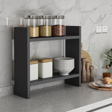 Βρες το Ραφιέρα κουζίνας Denver Megapap χρώμα ανθρακί 34x10x30εκ. σε μοναδική τιμή στο clickforshop.gr