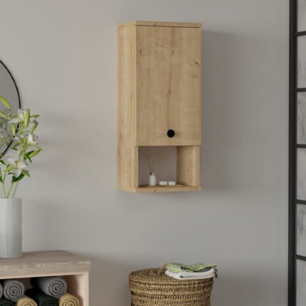 Βρες το Ντουλάπι μπάνιου επιτοίχιο Mis Megapap χρώμα sapphire oak 30x21