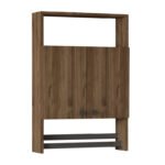 Ντουλάπι μπάνιου επιτοίχιο Ela Megapap χρώμα καρυδί 60x15x87εκ. - Image 2