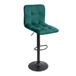 Βρες το Σκαμπό μπαρ Carmelo Megapap με ρυθμιζόμενο ύψος βελούδο κυπαρισσί - βάση μαύρο ματ 45x42x90/113εκ. σε μοναδική τιμή στο clickforshop.gr