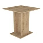 Σετ τραπεζαρία 5τμχ Allos - Iris Megapap χρώμα sapphire oak - ανοιχτό μπεζ/φυσικό πόδι 75x75x77εκ. - Image 4
