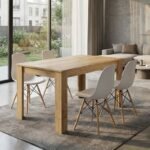 Βρες το Σετ τραπεζαρία 5τμχ Darlen - Nova Megapap χρώμα sapphire oak - λευκό 125x72x74εκ. σε μοναδική τιμή στο clickforshop.gr